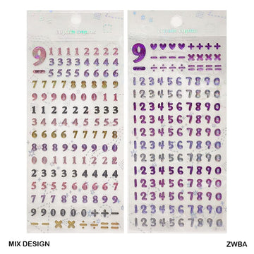 Zwba Copain Copine Journaling Sticker  (Contain 1 Unit)