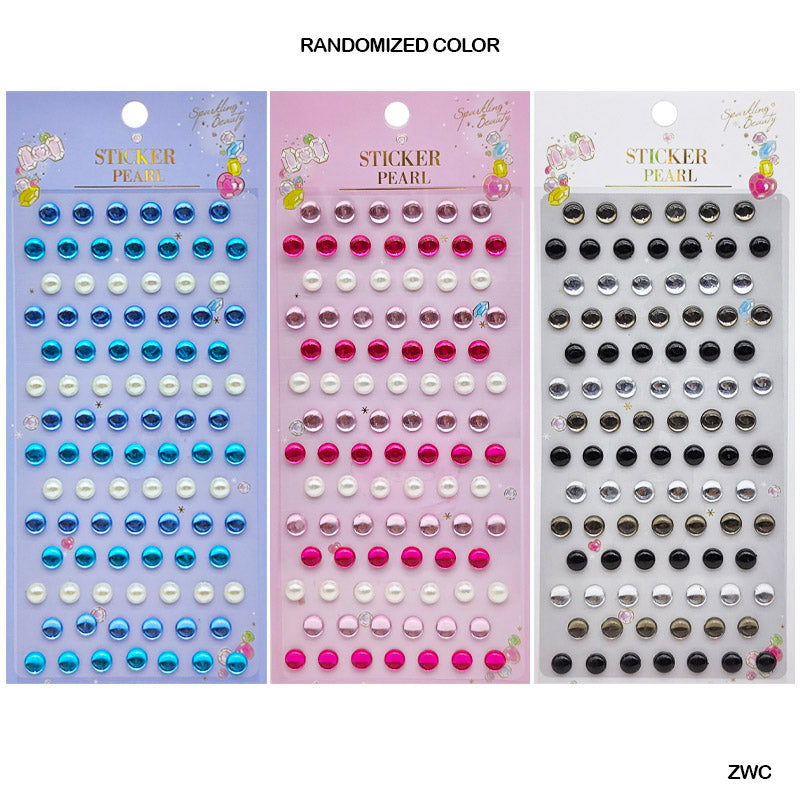 MG Traders Pack Stickers Zwc Pearl And Crystal Multi Journaling Sticker  (Contain 1 Unit)