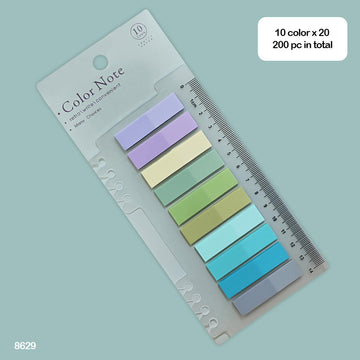 8629 Sticky Notes 10 Color 11X44Mm Color Note  (Contain 1 Unit)