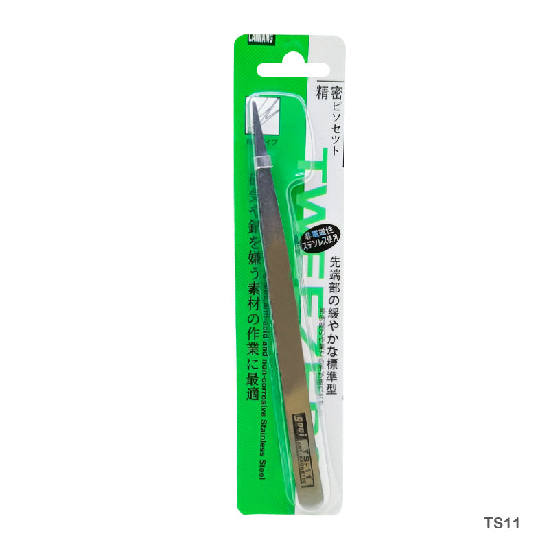 MG Traders Pack Tweezer Ts11 Tweezer Stainless Steel  (Contain 1 Unit)