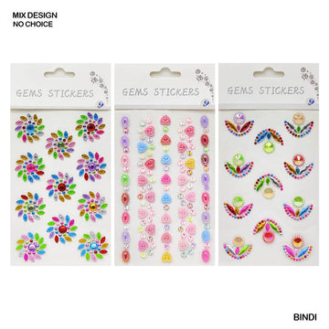 Bindi Diamond Pearl Design Journaling Sticker (Bindi)  (Pack of 6)