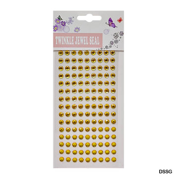 Diamond Journaling Sticker Small Gold (Dssg)  (Pack of 6)