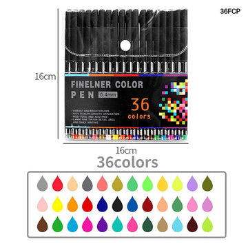 Fineliner Color Pen 0.4Mm 36Pc (36Fcp)