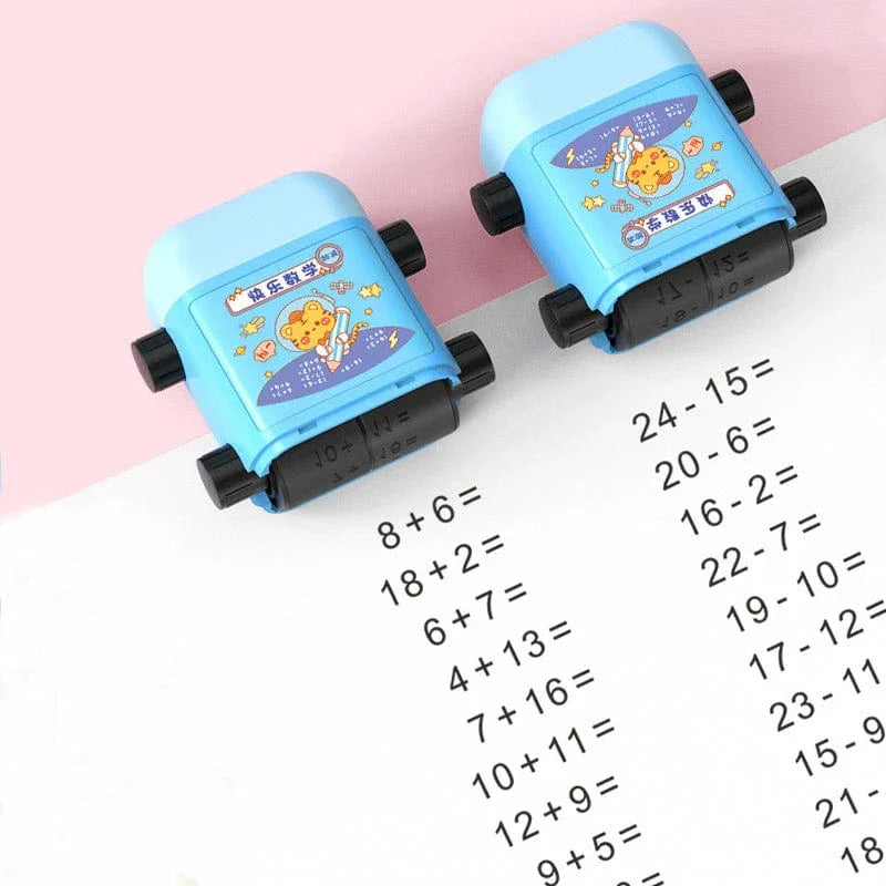 MG Traders Self Inking Stamps Ssyzw Multiplication And Division Arithmetic Stamp White