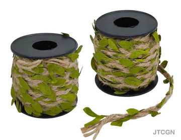 MG Traders Rope & Lace Jut Thread Leaf Green 10 Mtr (Jtcgn)