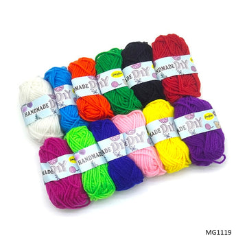 Woolen Handicraft Thread (12Color) (Mg1119)