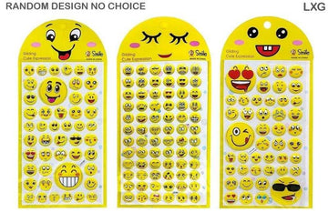 Lxg Smile Journaling Sticker (Lxg)  (Pack of 6)