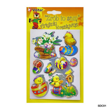 Sdc01 Scrapbooking Duck 3D Journaling Sticker  (Pack of 6)