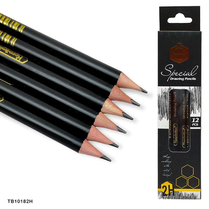 MG Traders Sketching Pencil 12Pc 2H Special Drawing Pencil (Tb10182H