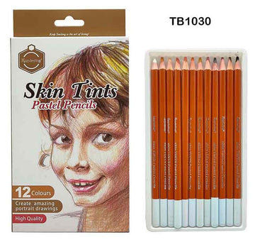 MG Traders Sketching Pencil 12Pc Pastel Pencils Soft (Tb1030)