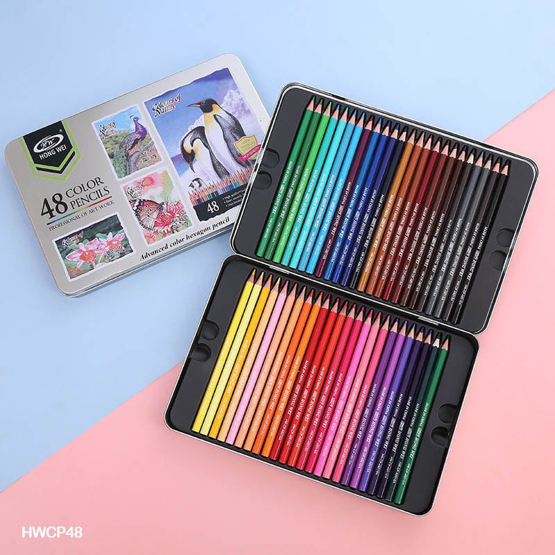 MG Traders Sketching Pencil Hwcp48 48 Color Advanced Colour Pencils