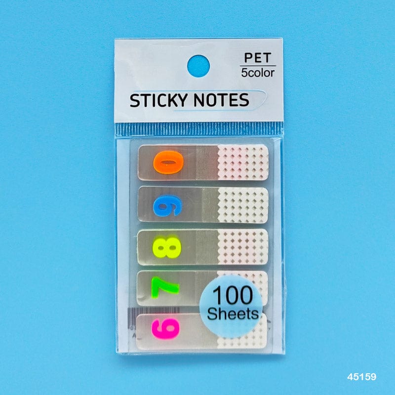 MG Traders Sticky Notes 45159 Sticky Notes 12X45Mm 5 Tp 6 To 0  (Pack of 6)