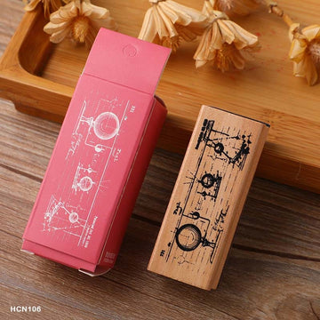 MG Traders Wooden Stamps Hcn106 Wooden Stamp Rectangle