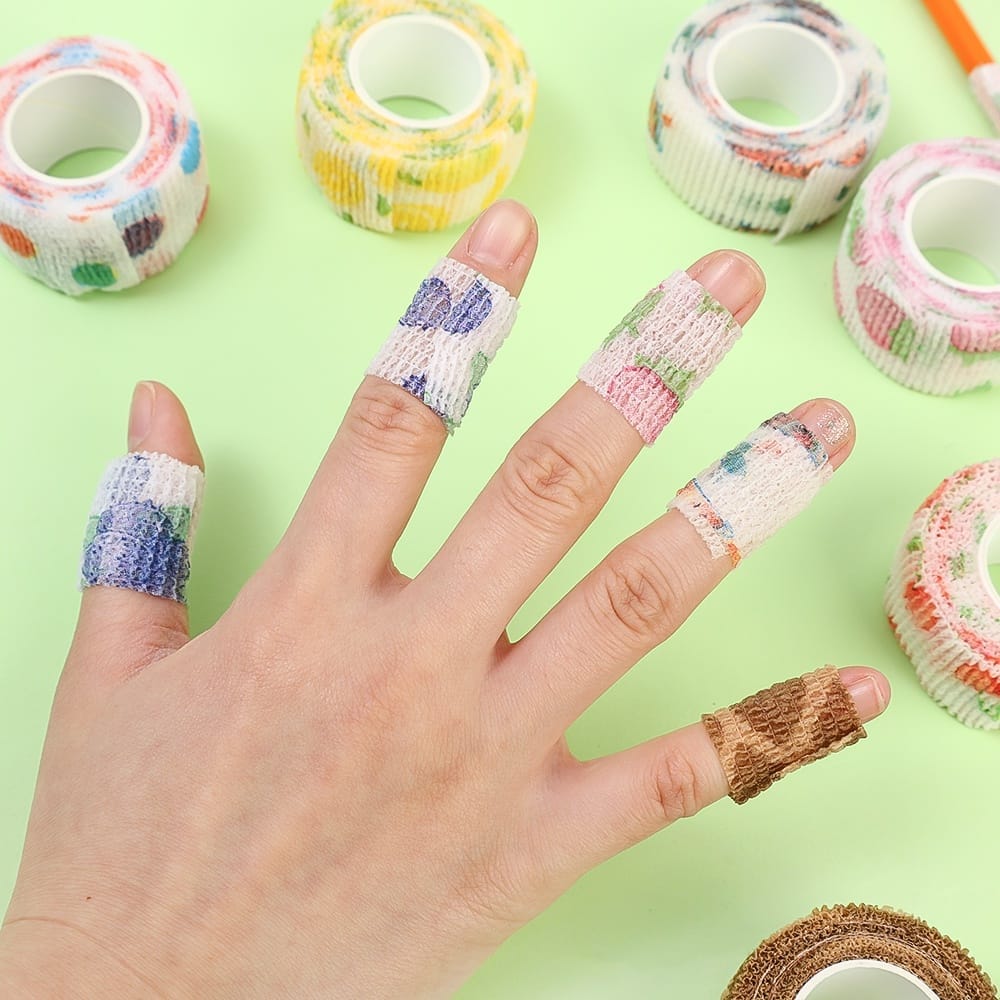 Mumbai market Scrapbooking & Designed Papers Cute-Printed  Colorful Finger Bandage- Multipurpose