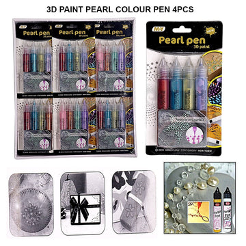 3D Paint Pearl Colour Pen 4PCS