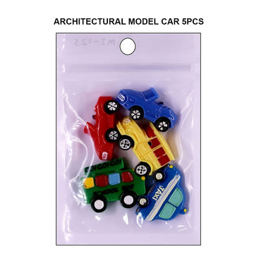Architectural Miniature Car 5Pcs