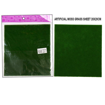 Artificial Moss Grass Sheet 20x20cm