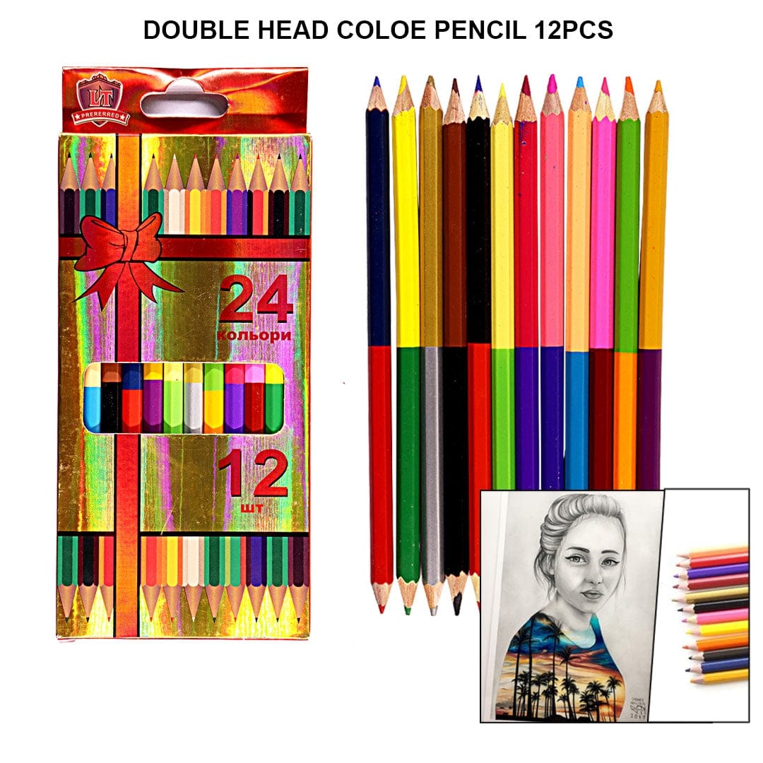 Ravrai Craft - Mumbai Branch art and craft Double Head Color Pencils