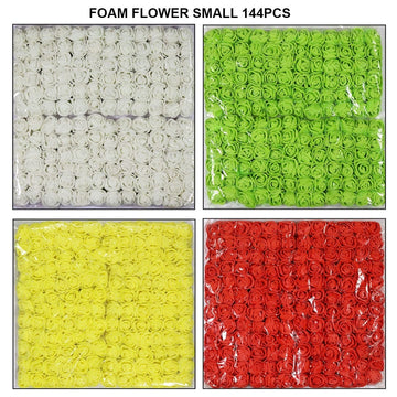 Foam Flower Small 144Pcs