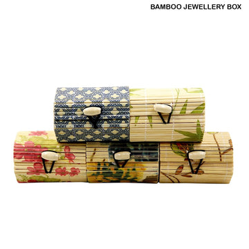 Small Bamboo Jewellery Box I Contain 1 Unit Box