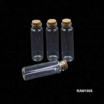 DIY Glass Message Bottle Set 4Pcs 20ml : Unleash Your Creativity and Spread Messages of Love