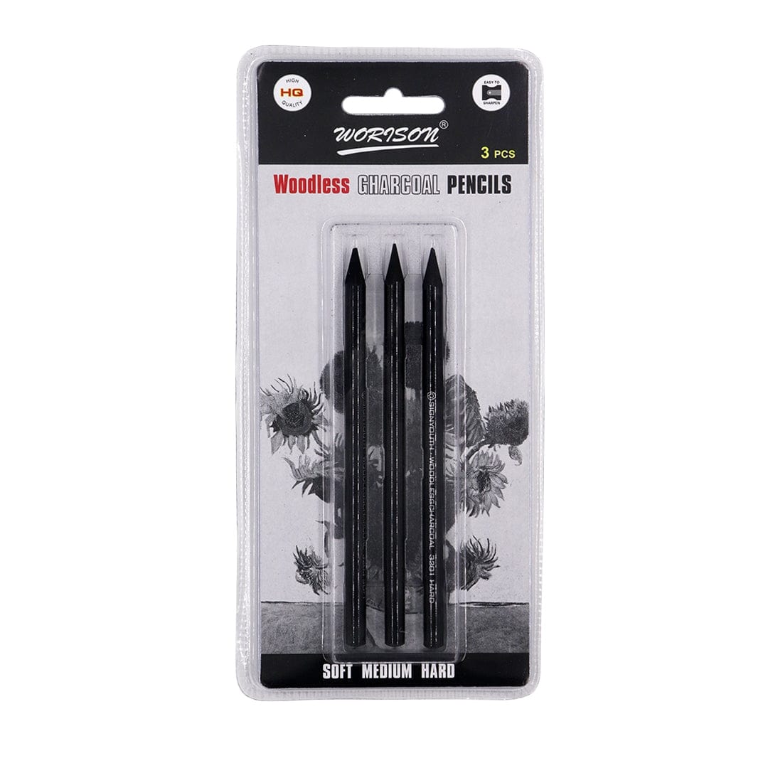 Charcoal Pencil Art Supplies  Charcoal Pencils Black Paper - 5pcs