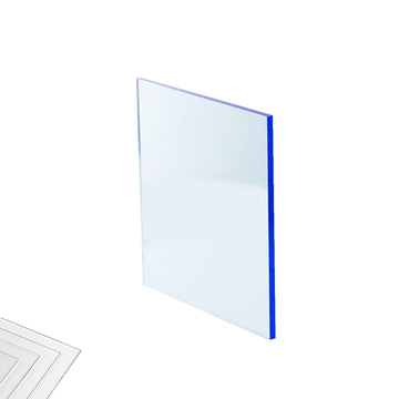Crystal Clear Acrylic Plate A5: Transparent and Durable (2mm Thickness)-
