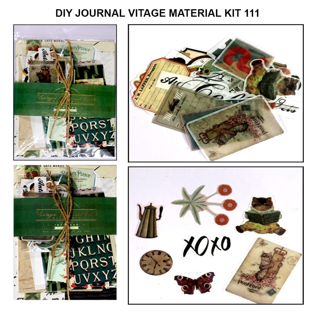 DIY Journal Scrapbook Kit Funny Journaling Set Journaling Arts