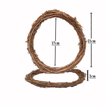 Wooden Craft Ring Medium (contain 10 unit)