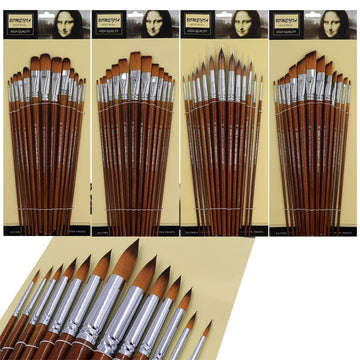 Bomejia Artist High-Quality Paint Brush Set | Long brush set of 13 brushes
