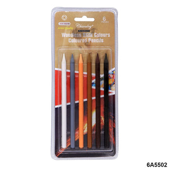 Ravrai Craft - Mumbai Branch pencils Colored Pencil Skin Color 6Pcs