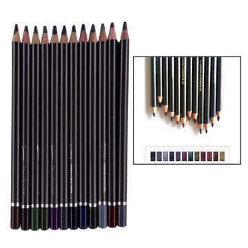 Ravrai Craft - Mumbai Branch pencils Graphic Earth Tones Pencil 12pcs
