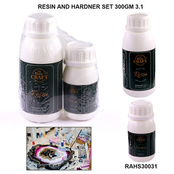 Ravrai Craft - Mumbai Branch Resin Art & Supplies Resin And Hardner Set Scc 300Gm 3:1