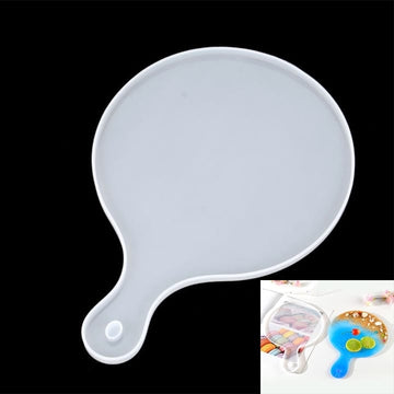 Resin Silicone Mould Handle Tray Round Raws-221