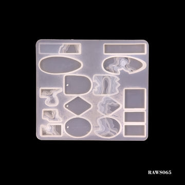 Resin Silicone Mould Wave Pendant-1 Raws-065