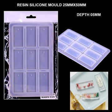 Resin Silicone Mould 25Mnx50Mm