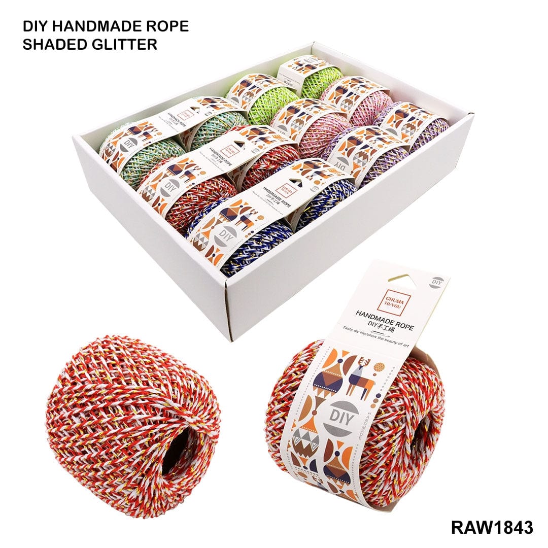 Ravrai Craft - Mumbai Branch ropes DIY Handmade Rope Shaded Glitter