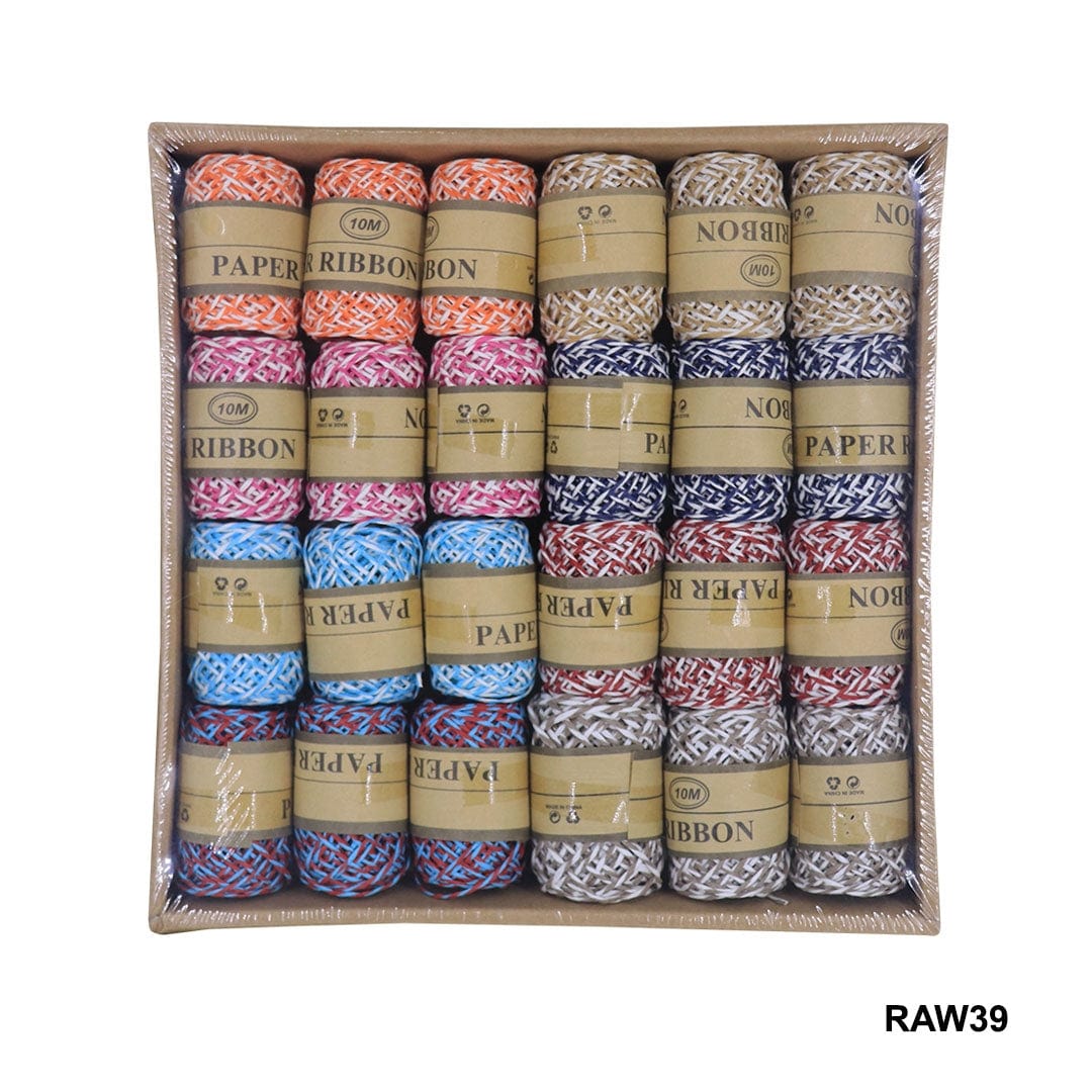 Ravrai Craft - Mumbai Branch ropes DIY Material Paper Rope Shaded 24Pcs