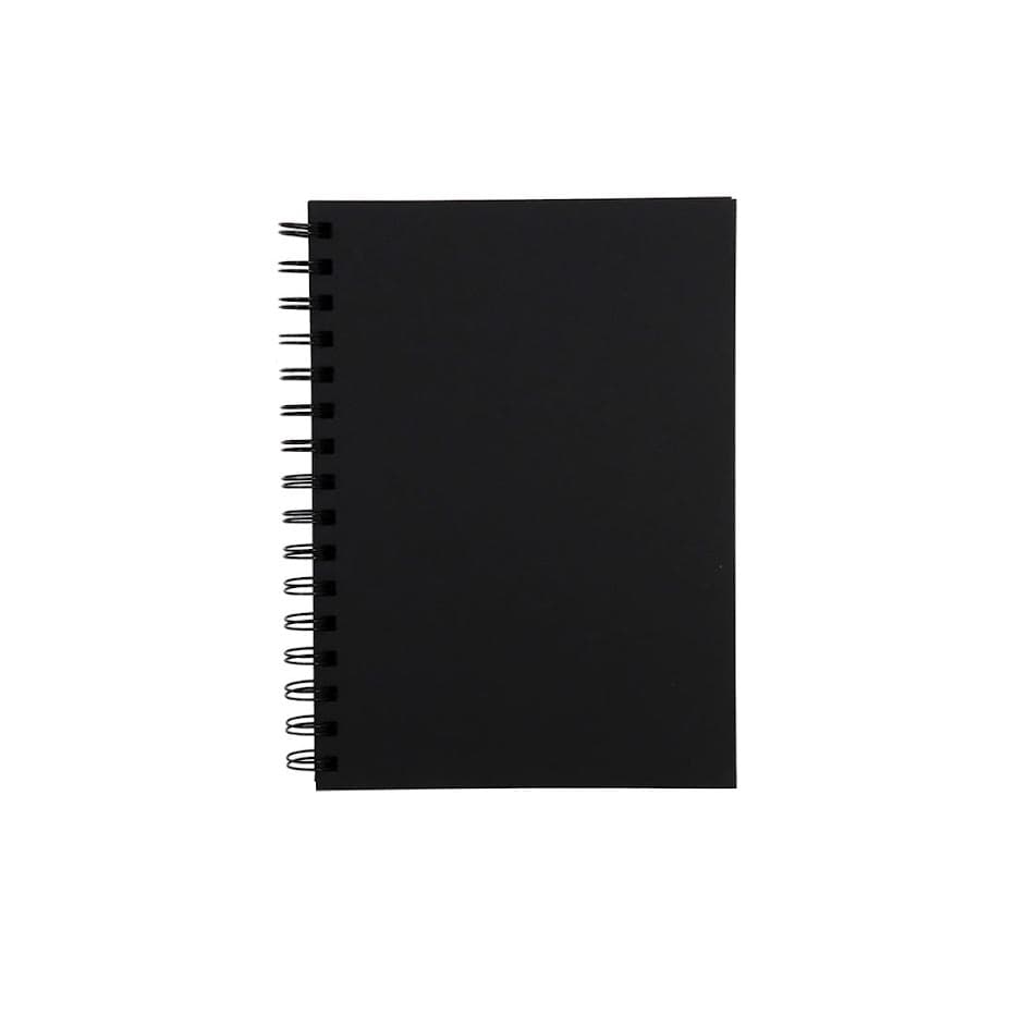 Spiral Book Black A5