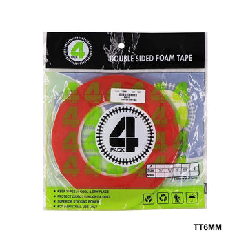 Big Role Tacky tape 6 mm | transparent two way tape extra strong | Made in India