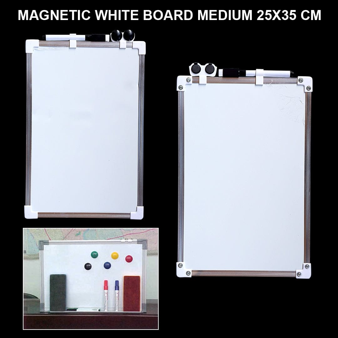 Ravrai Craft - Mumbai Branch White Boards & Black Boards Magnetic White Board Medium 25x35Cm
