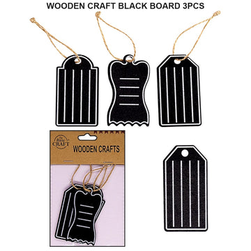 wooden black board 3pcs