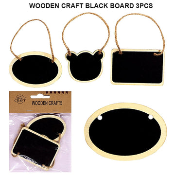 wooden black board 3pcs