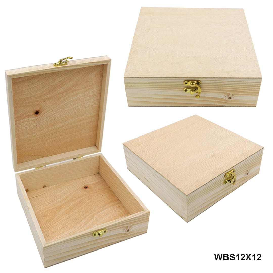 Ravrai Craft - Mumbai Branch Wooden box Pine Wooden Square Box