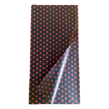 Polka Dots Wrapping Paper - Plastic Material, 58x58cm, Contain 1 Unit Sheet