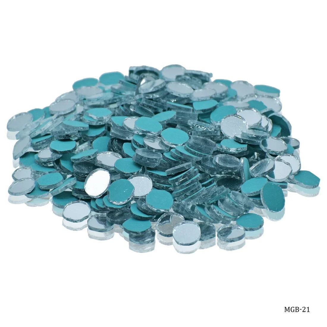 jags-mumbai Lippan Small Glass mirrors for Picchwai Craft & Lippan Craft- Approximately 25 Grams