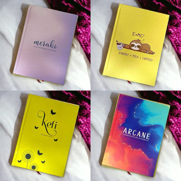 Aesthetic Diary of Inspirational Quotes and Vibrant Designs  I Contain 1 Unit I Undated New Year Journal