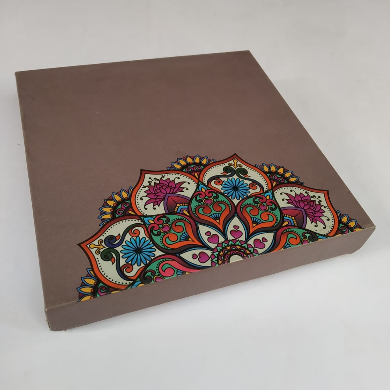 vivara prashant Hamper Supplies Decorative Box for Gifting, Storage, and Hampers - Pack of 1, 6x6x1 Inch