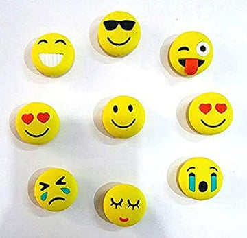 (Buy 1 Get 1 Free) Modern Home Cute Emoji Smile Face Erasers
