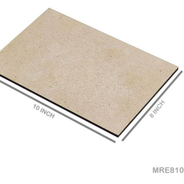 Rectangle MDF board for DIY Craft and platter- 8x10 Inches (Contain 1 Unit)